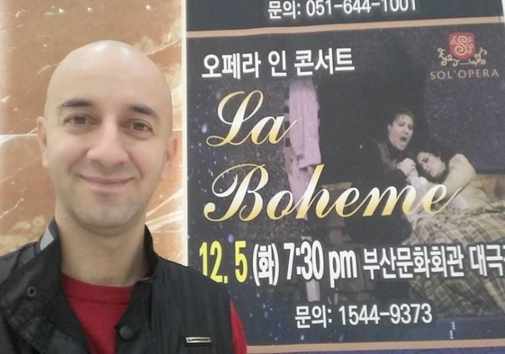 Prvak Opere Narodnog pozorišta Dragoljub Bajić gostovao u Južnoj Koreji