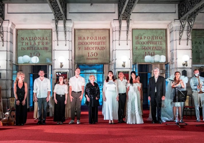 On the occasion of the start of the 152nd season, a spectacular show was given from the balcony and in front of the National Theatre main entrance titled “Together Again – a Spectator’s View Changes Everything”